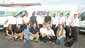 Jasen Shreiner and his team at 1-800-Plumber in Amarillo.