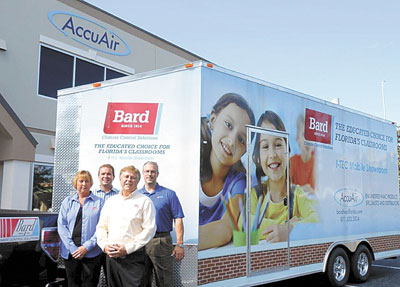 Bard touring mobile showroom