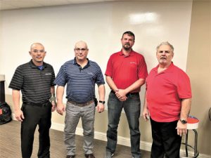 Mark Huerta, Dan Rasmussen, Justin Pedeaux and Alvin Leblanc.