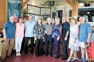 Peter Montana, Kaye Sessions, Jerry Lawson and Cynthia Van Vynckt of the Insider Newspapers, Walter Arnett and friends from Florida, Cathy and Loren Hendley and Maureen and Jerry Barnum.