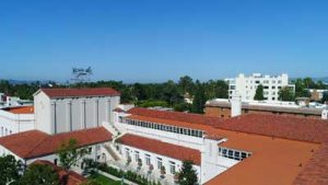The Ebell of Los Angeles houses a performing arts theater, office spaces for staff and smaller rooms for special events.