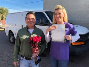 Forrest Anderson van donation