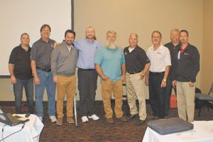 Dusty Touchton, Jon Dion, Eddie Rodriguez, Gerry Wagner, Michael Murphy, ChrisMason, Bob Boelk, Eric Washburn, Kenny Wallingford of Baker FCS at the west Florida session.