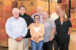 Pamlico Air President Charlie Kwiatkowski, High Purity Division COO Shawn Windley, Lakes Wales Human Resources Manager Melissa Muñoz, Lake Wales Facility Manager Allen Moore, Lake Wales Operations Manager Donna Osteen and Cain Sales President Michael Hollis and Administrative Assist.ant Andrea Kirkpatrick