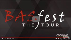 Cochran Supply BASfest The Tour graphic and link to video