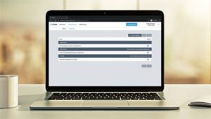XOi partner networks screen on laptop
