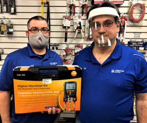 Jeff Melling & Bill Sciacca with a Testo 550