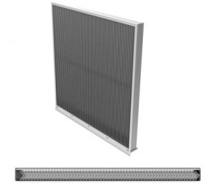 The new Ruskin® EME3625MD is a 3-inch-deep stationary louver approved by Miami-Dade for its wind-driven rain resistance. It is designed for structures in high-velocity hurricane zones that require louvers with basic impact protection.
