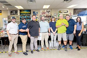 Ryan Bowers, Jeff Tandberg, Nick Dorsey, Jeff Hollar, Ben Kleser, Steve Philips, Mike Ridgeway and Whitney Duenas in St. Petersburg